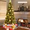 Prelit Fiber Optic Christmas Tree With Warm White Lights-7 Ft